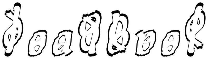 Ambigram for deadbeef in Balth   